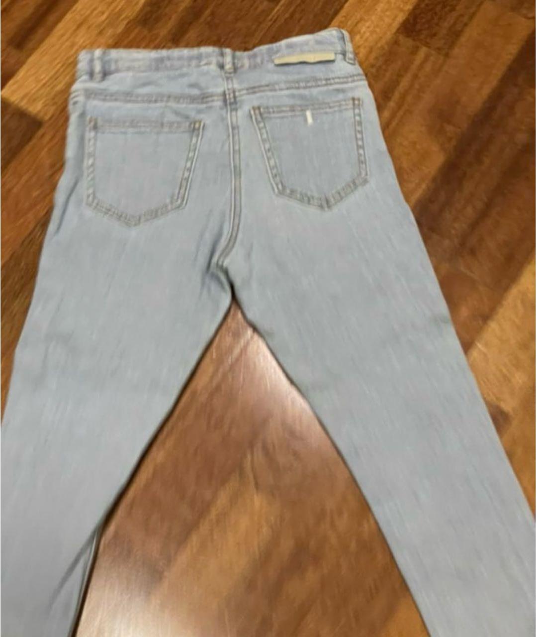 STELLA MCCARTNEY KIDS Голубые хлопковые детские джинсы, фото 2