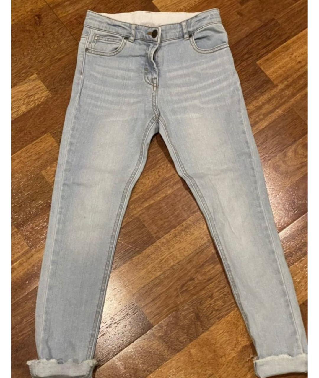 STELLA MCCARTNEY KIDS Голубые хлопковые детские джинсы, фото 5