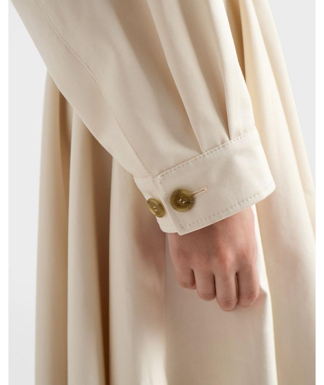 PRADA Белая хлопковая куртка, фото 4