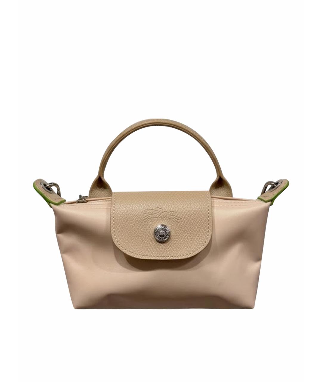 LONGCHAMP Розовая нейлоновая сумка через плечо, фото 1