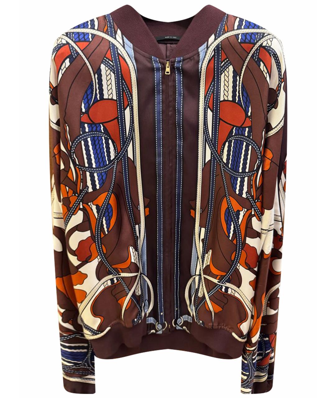 GUCCI Бордовая шелковая куртка, фото 1