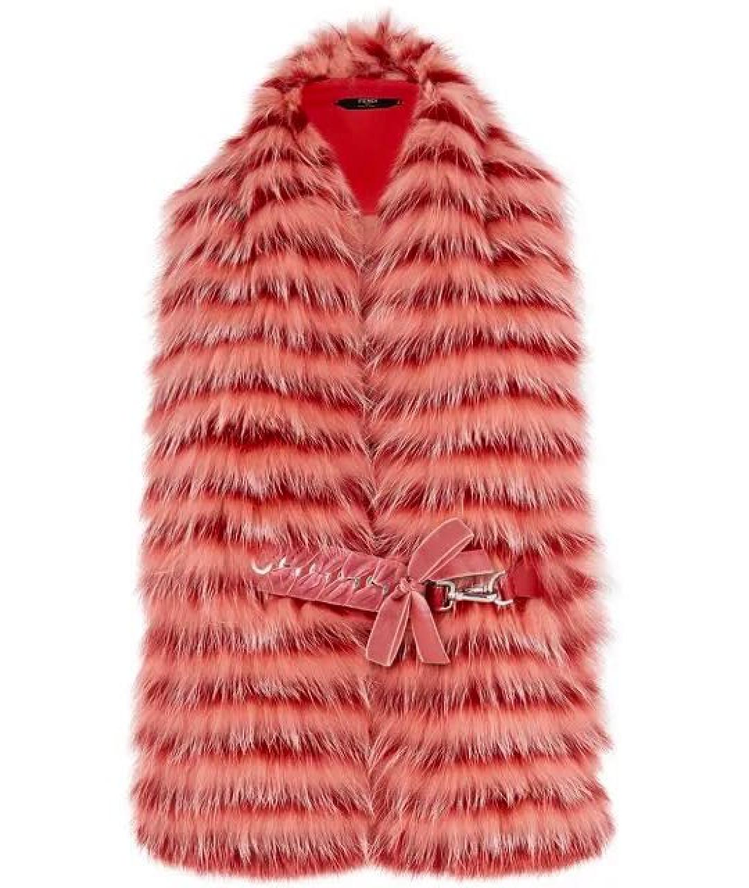 FENDI Коралловый шарф, фото 1