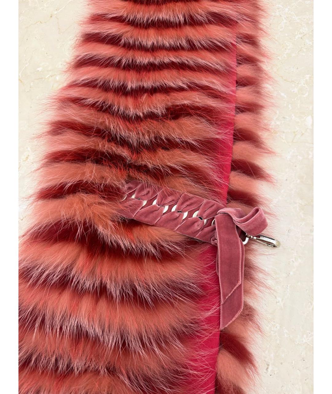 FENDI Коралловый шарф, фото 4