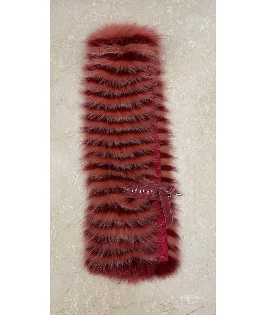 FENDI Коралловый шарф, фото 3