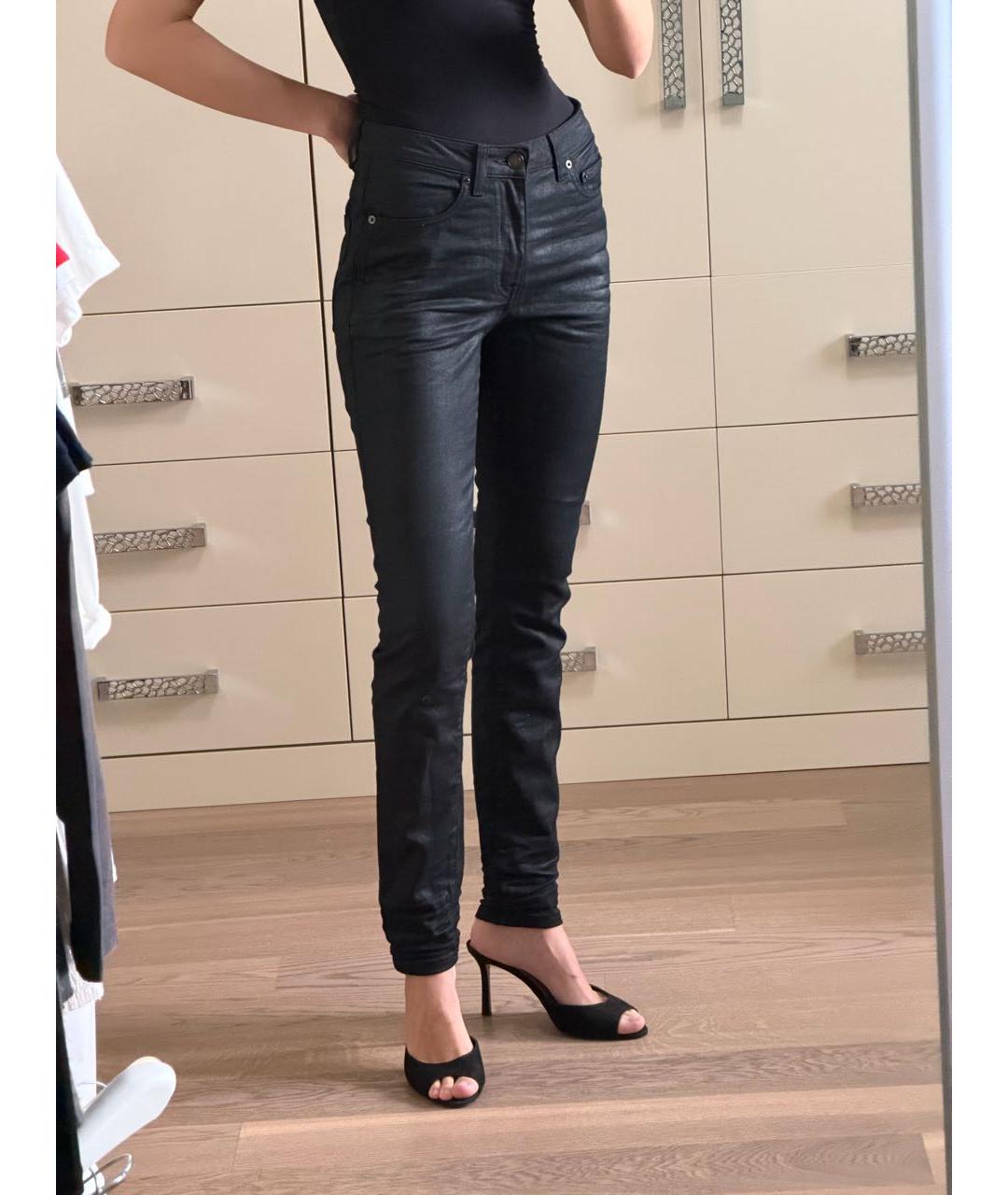 SAINT LAURENT Черные джинсы слим, фото 2