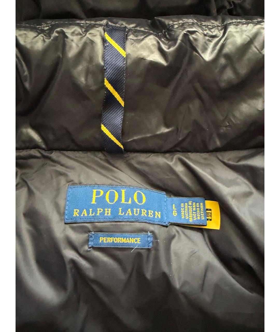 POLO RALPH LAUREN Темно-синяя нейлоновая куртка, фото 4