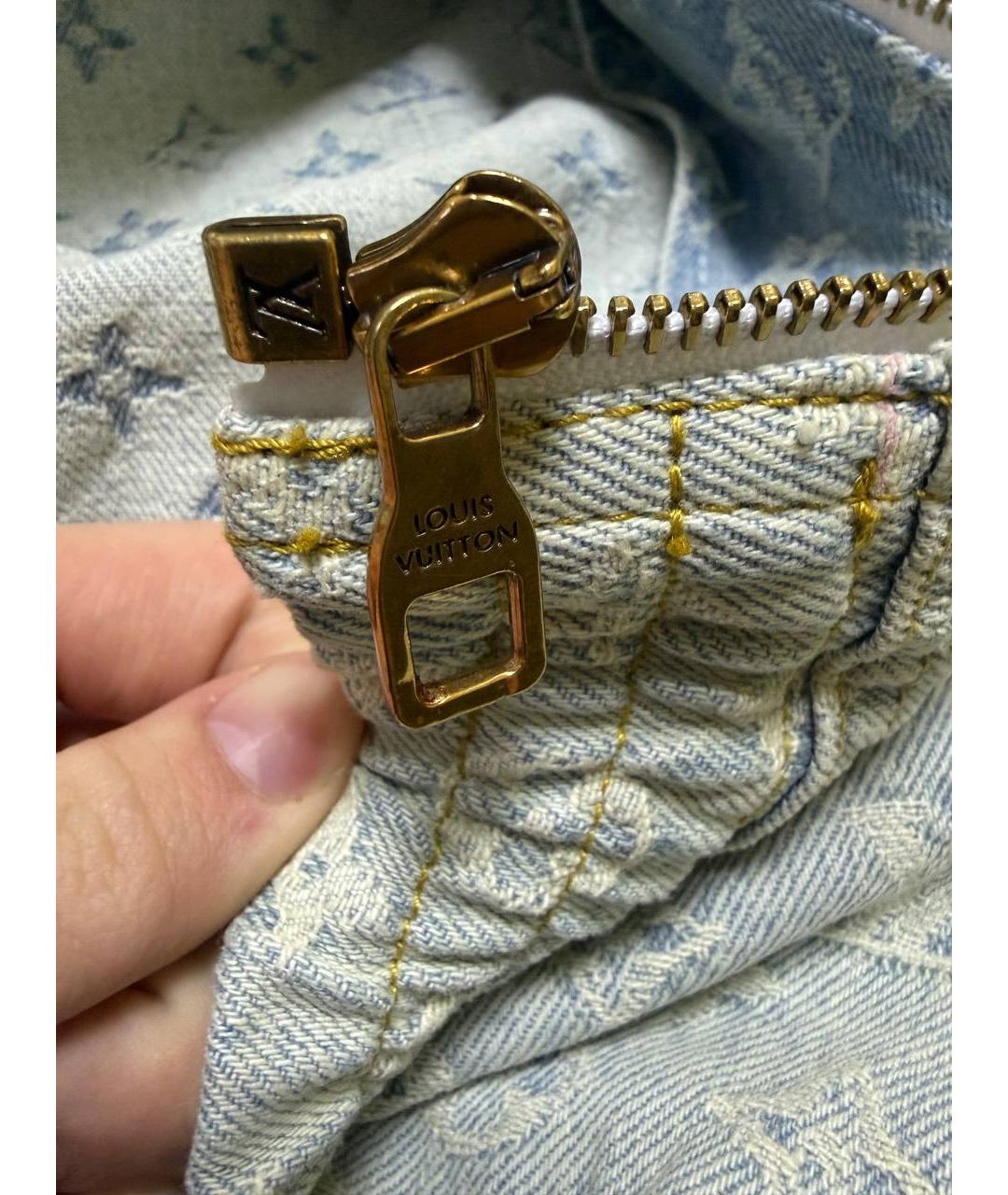 LOUIS VUITTON Голубая куртка, фото 5