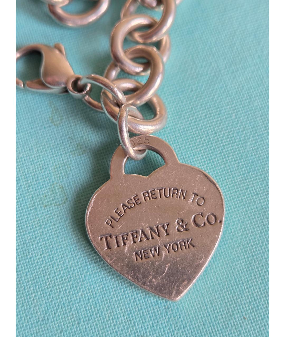 TIFFANY&CO Серебряный серебряный браслет, фото 3