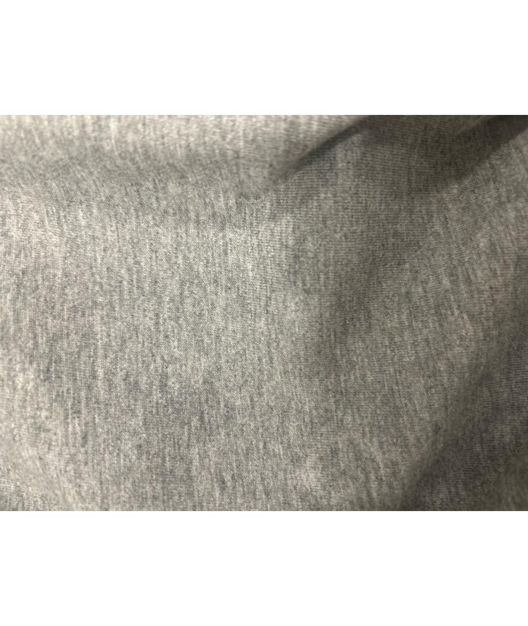 BALENCIAGA Серая хлопковая футболка, фото 4
