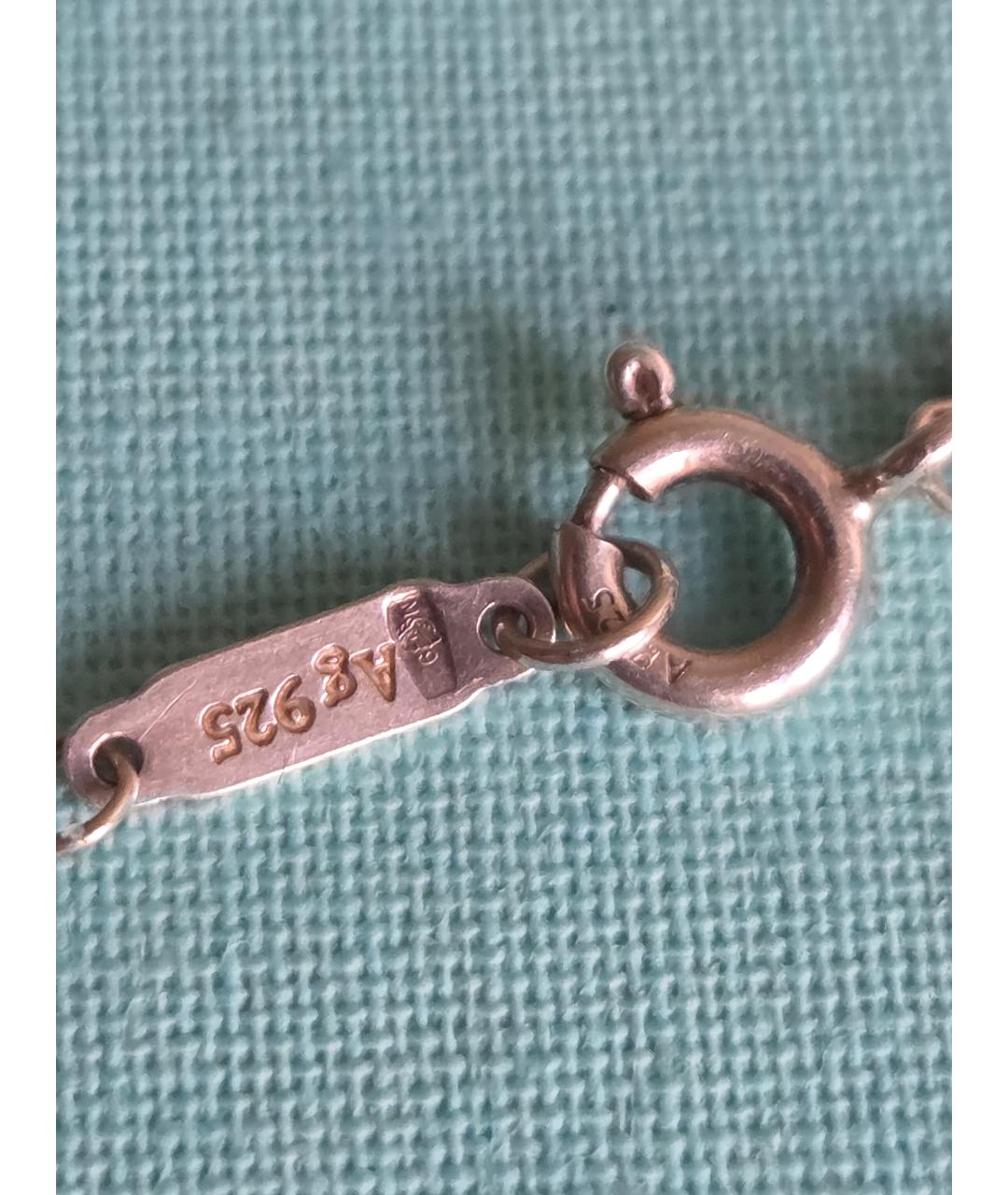 TIFFANY&CO Бирюзовое серебряное колье, фото 4