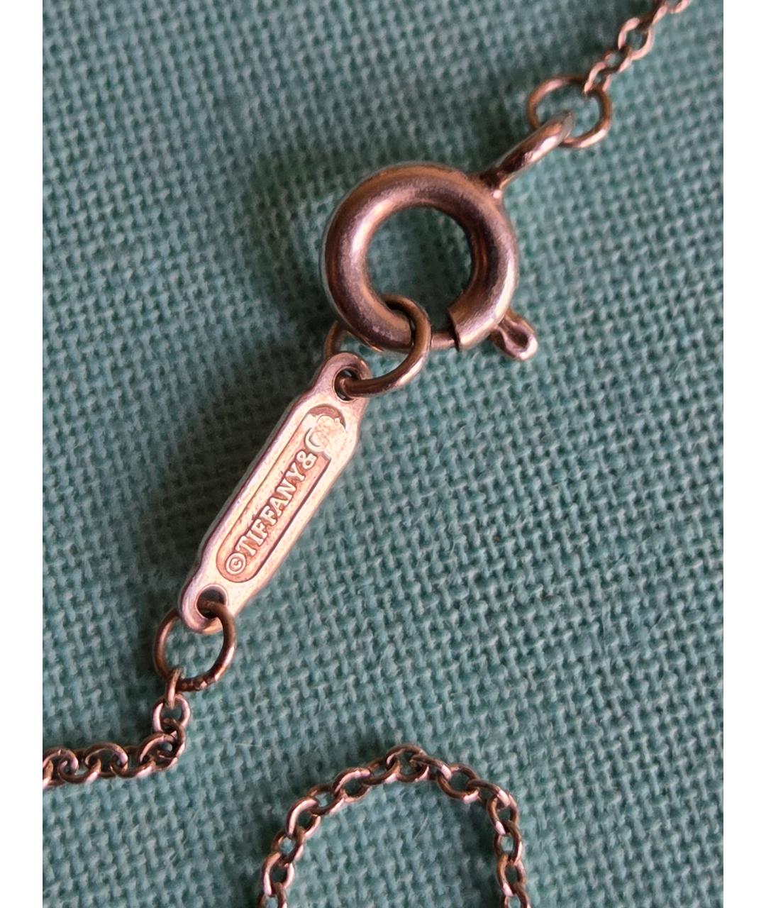 TIFFANY&CO Бирюзовое серебряное колье, фото 5