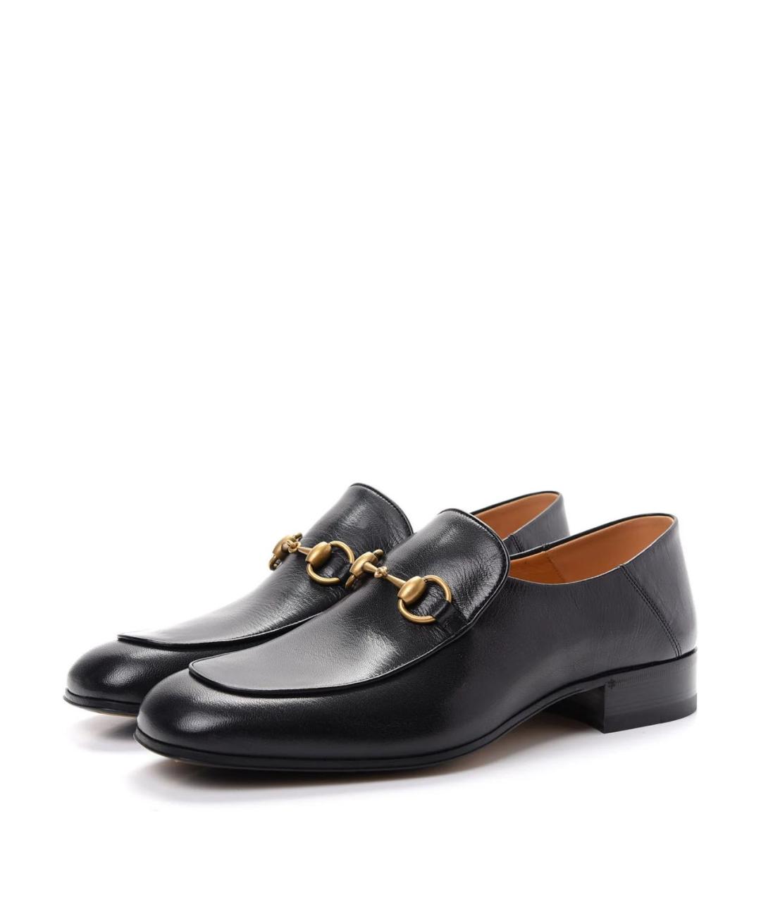 GUCCI Черные кожаные лоферы, фото 8