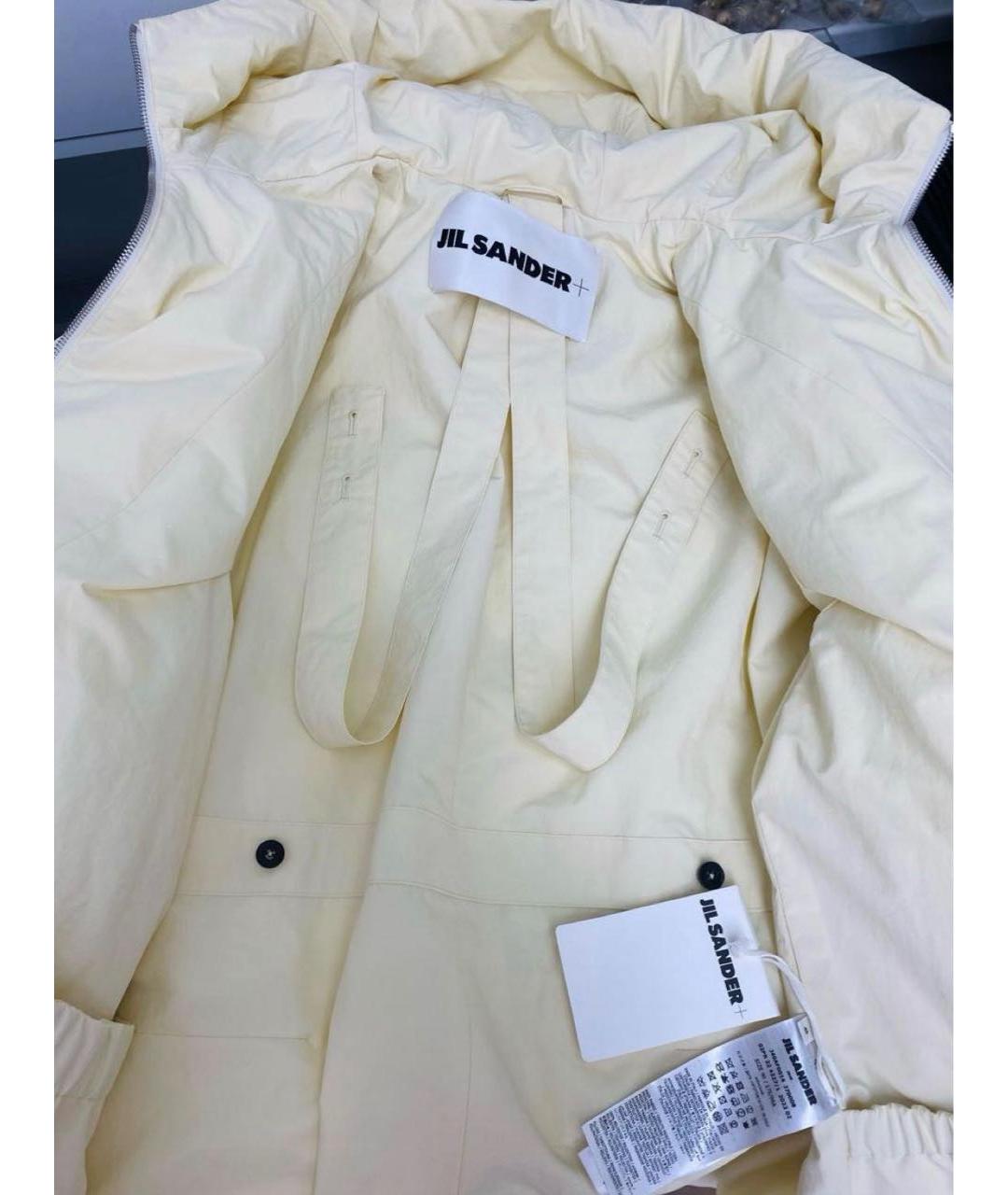JIL SANDER Бежевый пуховик, фото 3