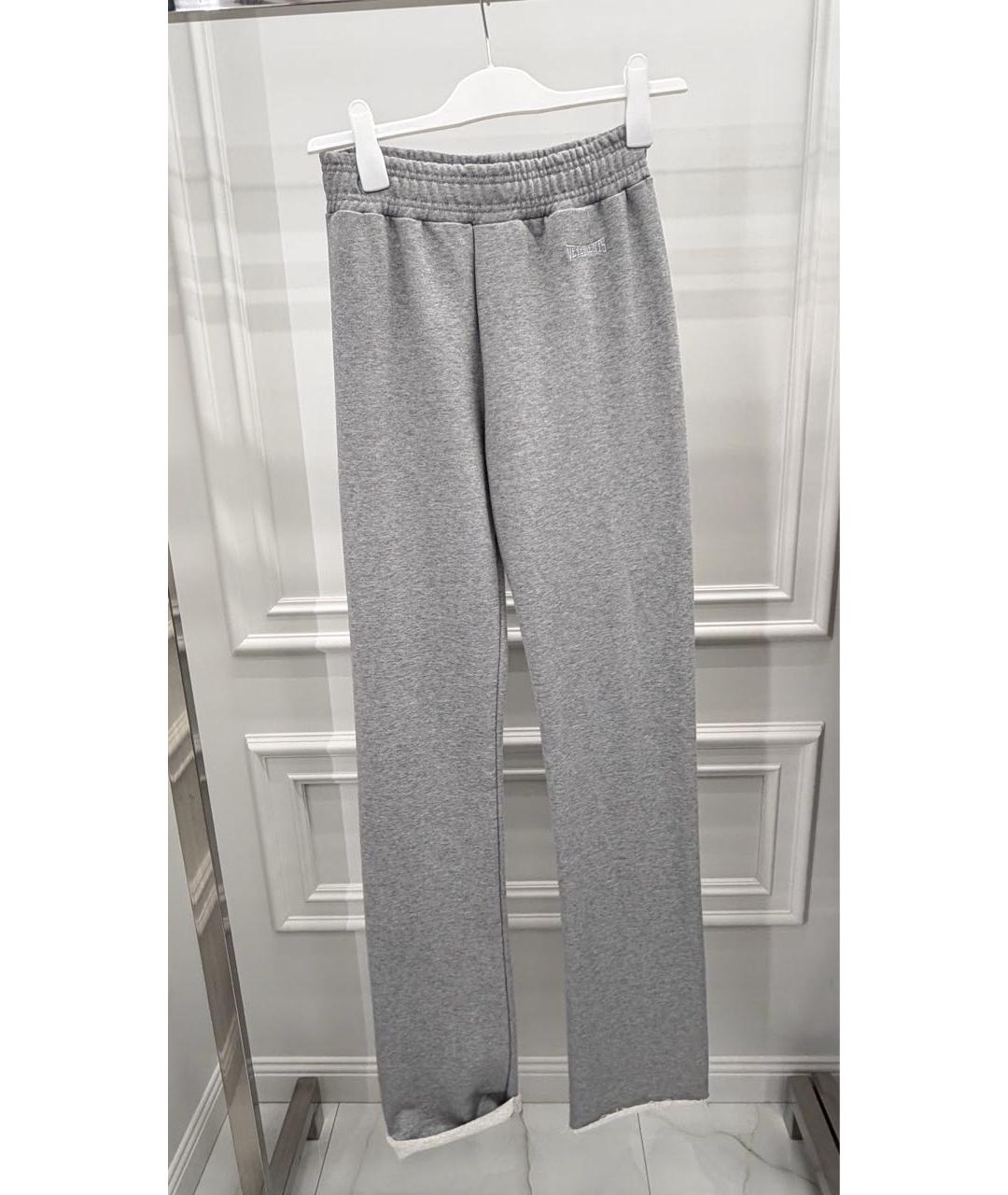 VETEMENTS Серый хлопковый спортивные костюмы, фото 3