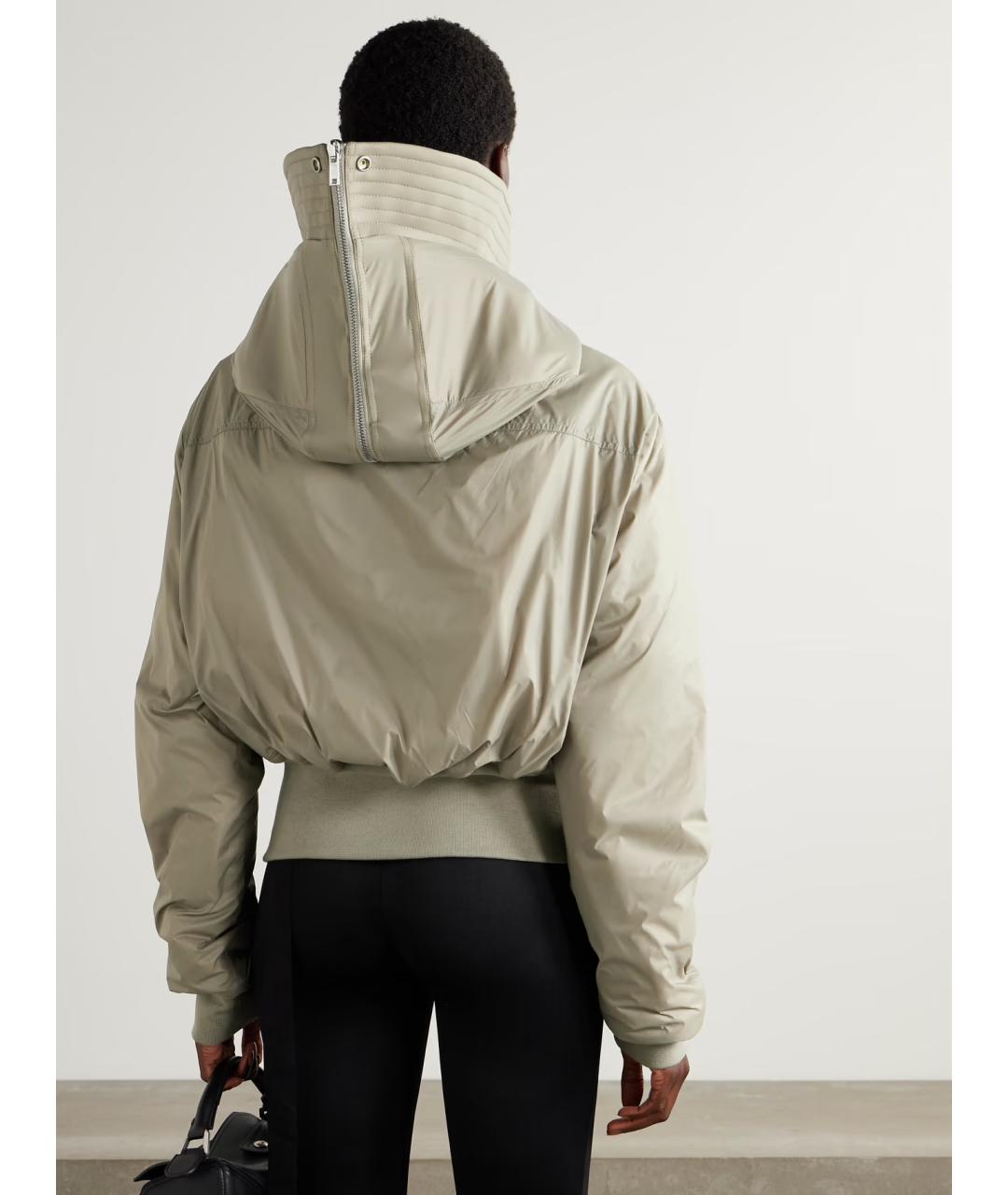 RICK OWENS Бежевая полиамидовая куртка, фото 3