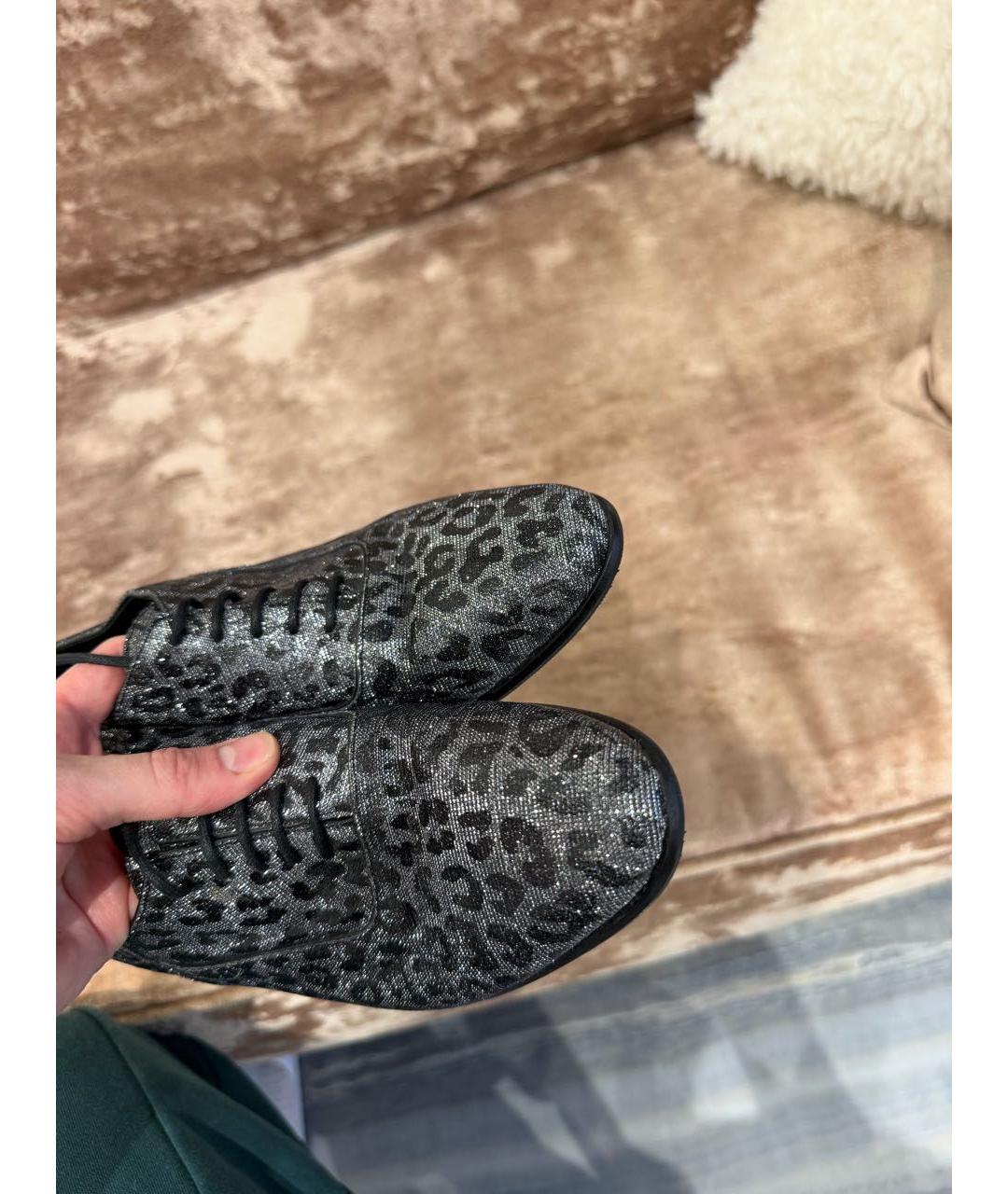 SAINT LAURENT Серебряные ботинки, фото 5