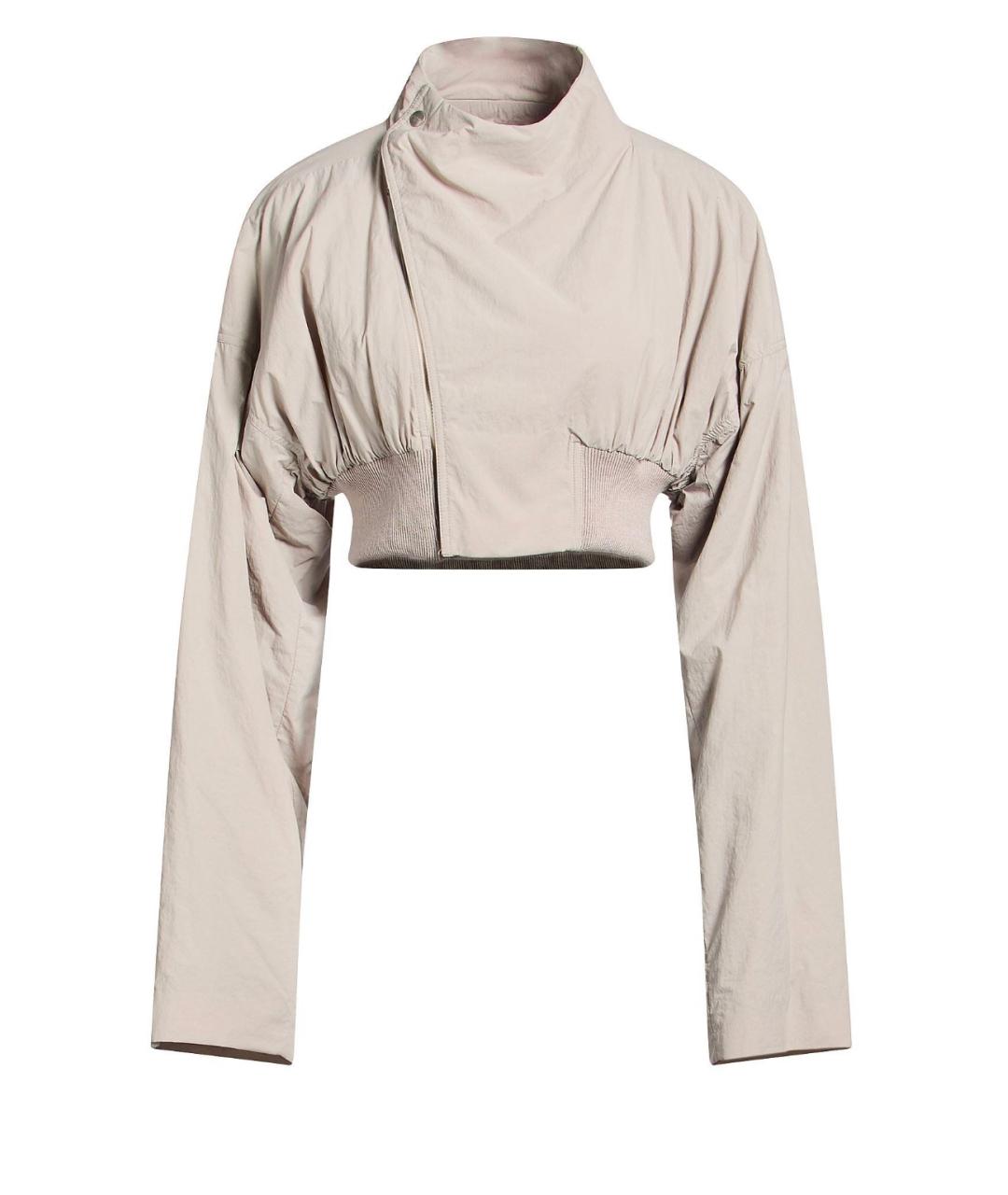 RICK OWENS Серая полиамидовая куртка, фото 4