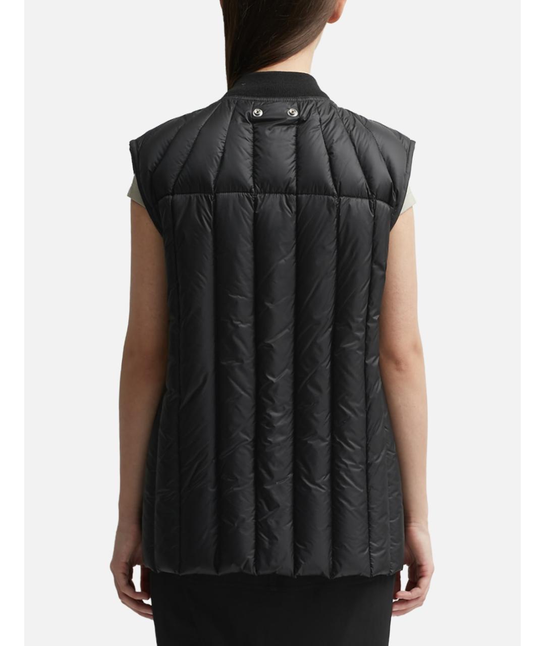 RICK OWENS Черный нейлоновый жилет, фото 6