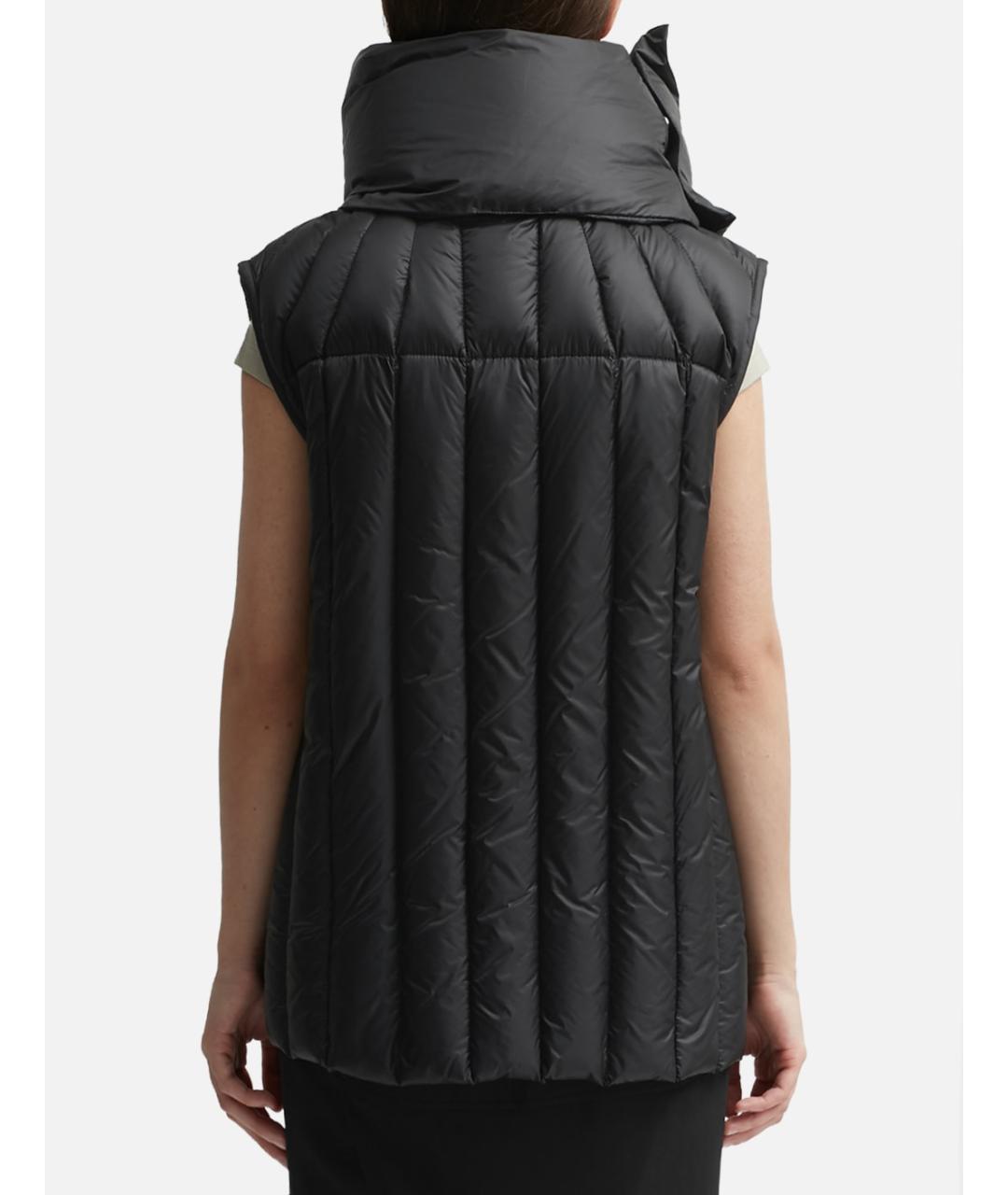 RICK OWENS Черный нейлоновый жилет, фото 4