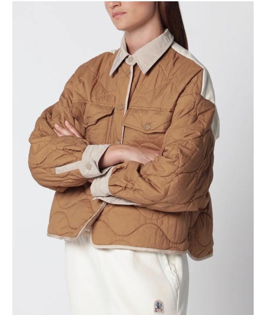 WEEKEND MAX MARA Бежевая полиамидовая куртка, фото 3