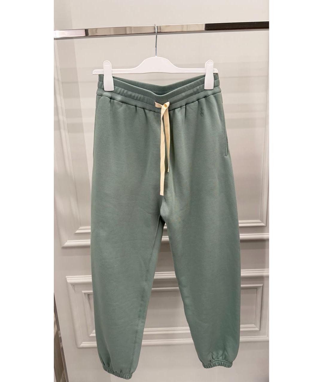 JIL SANDER Зеленый хлопковый спортивные костюмы, фото 2