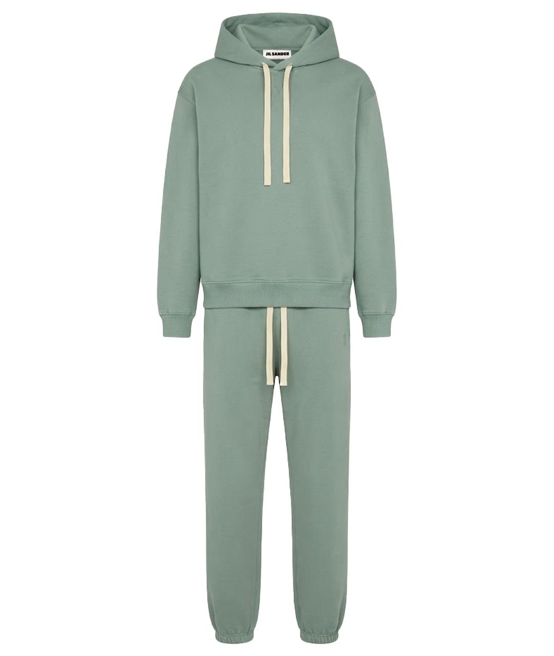 JIL SANDER Зеленый хлопковый спортивные костюмы, фото 1