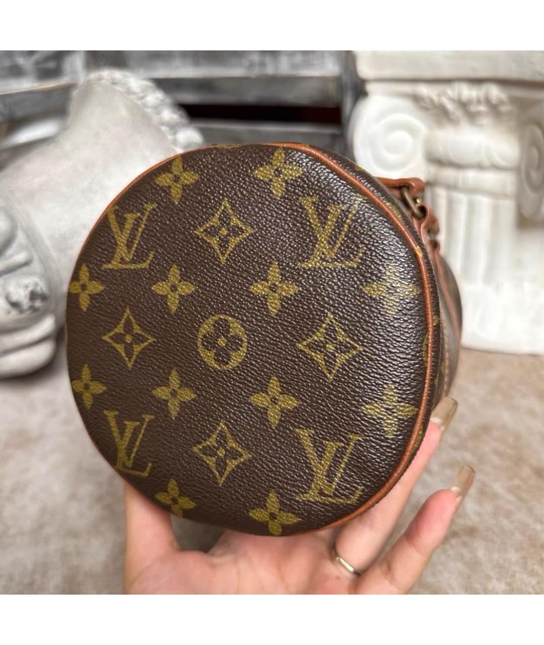 LOUIS VUITTON Коричневая сумка через плечо, фото 8