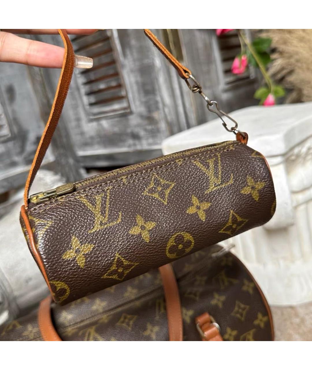 LOUIS VUITTON Коричневая сумка через плечо, фото 4