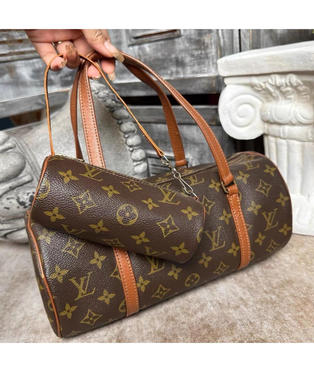 LOUIS VUITTON Коричневая сумка через плечо, фото 2