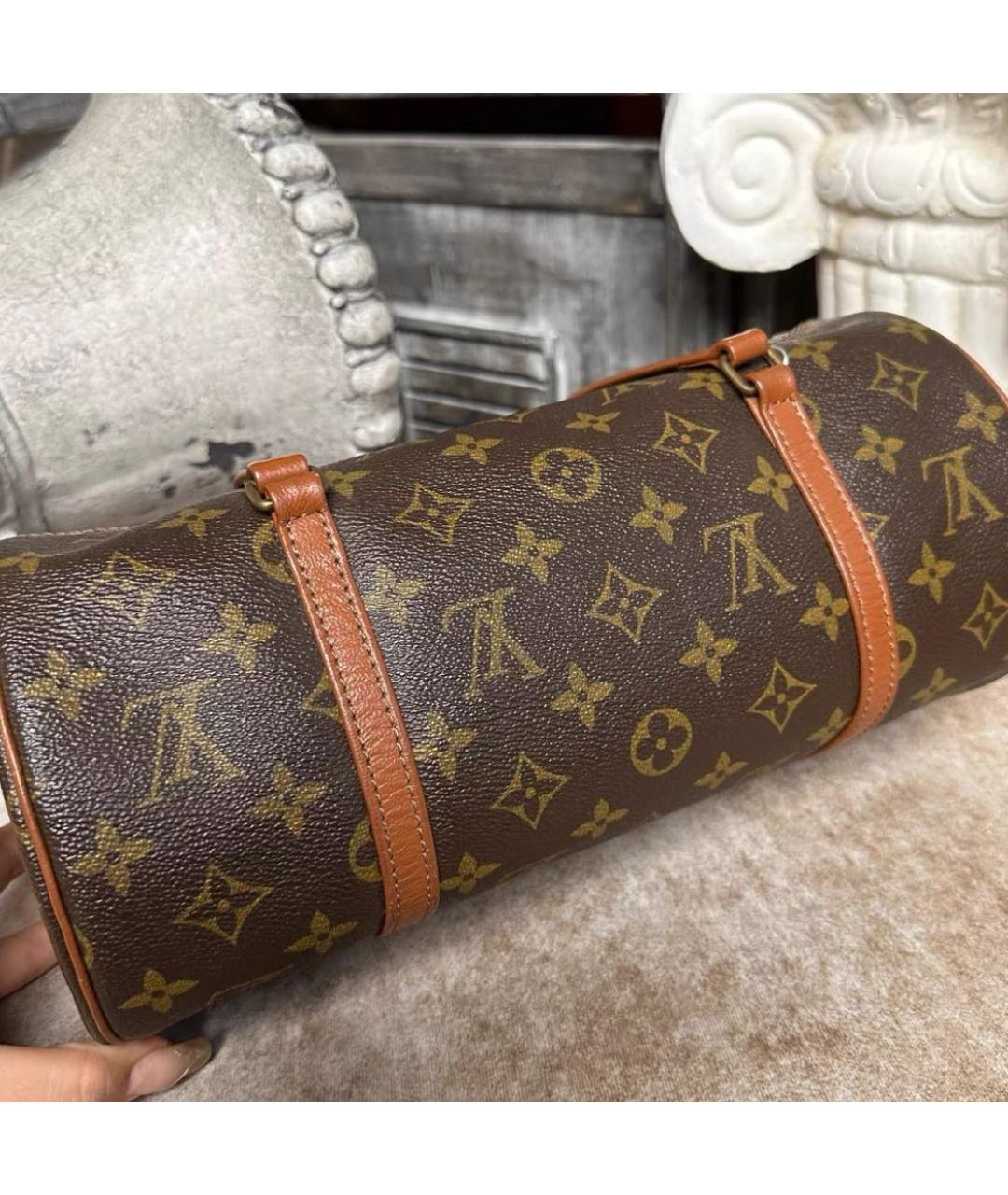 LOUIS VUITTON Коричневая сумка через плечо, фото 7