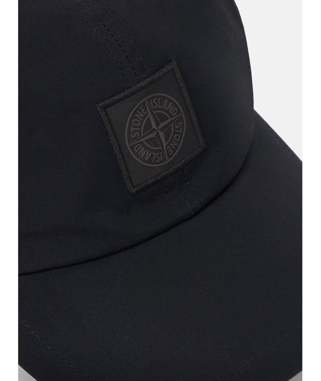 STONE ISLAND Черная кепка/бейсболка, фото 2