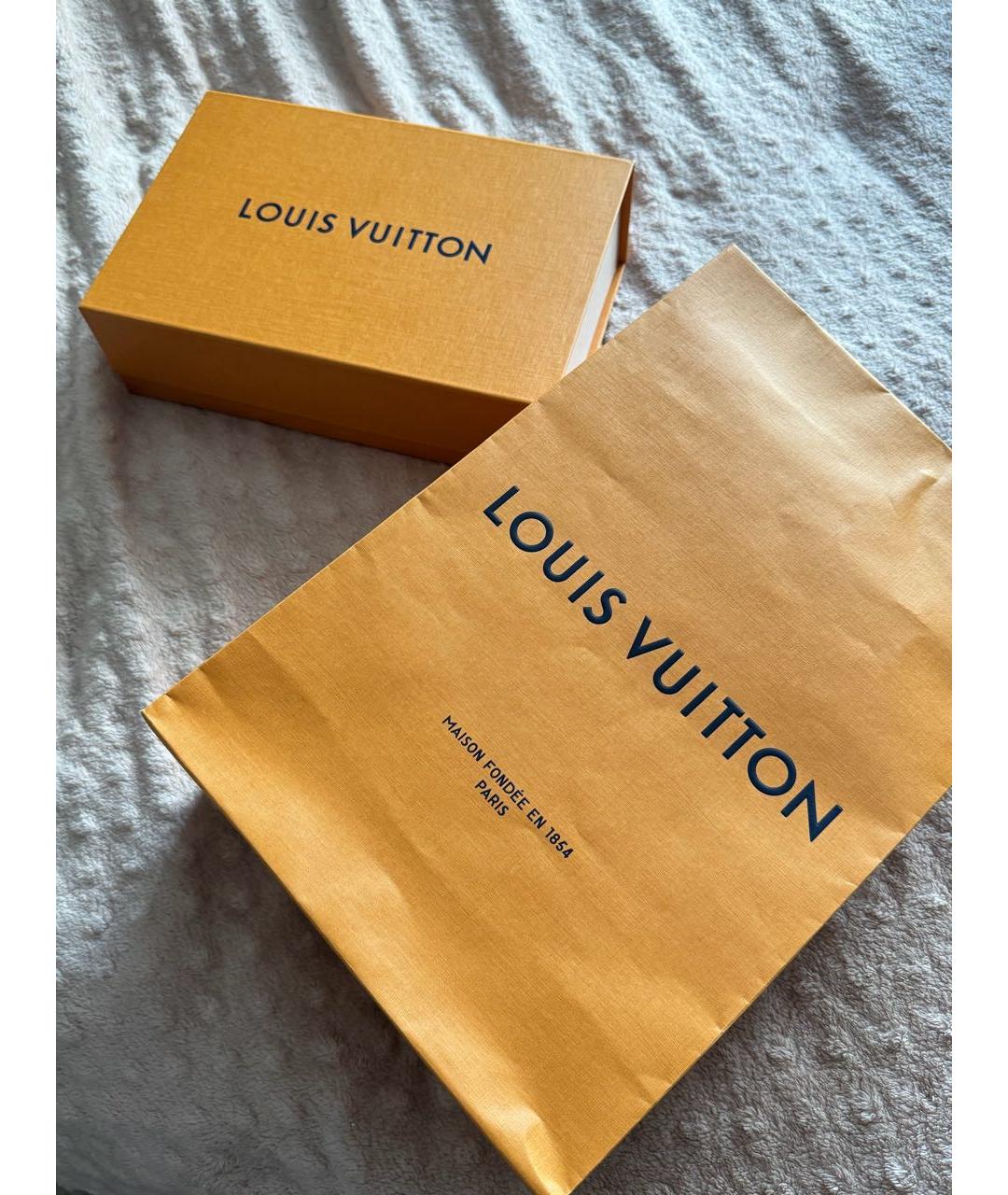 LOUIS VUITTON Коричневая сумка через плечо из канвы, фото 7