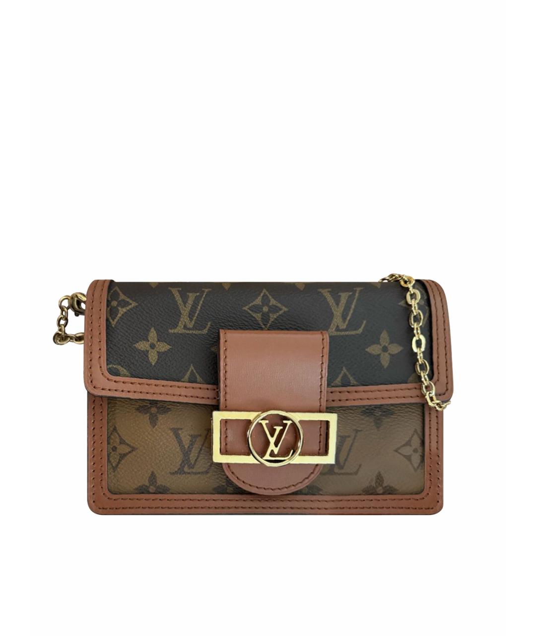 LOUIS VUITTON Коричневая сумка через плечо из канвы, фото 1