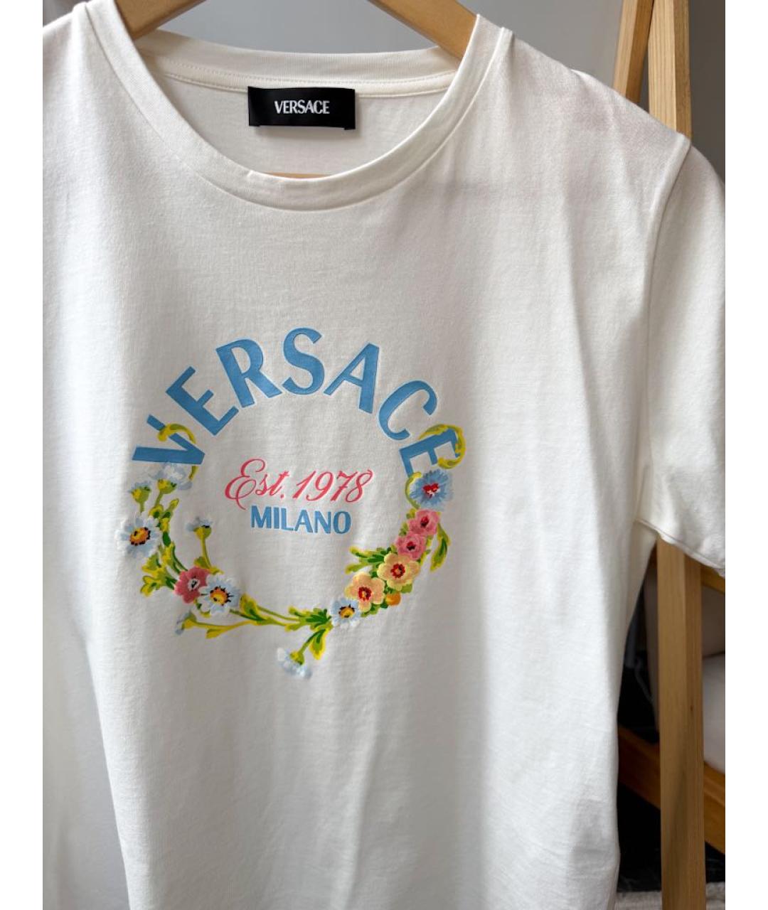 VERSACE Белый хлопковый детская футболка / топ, фото 3