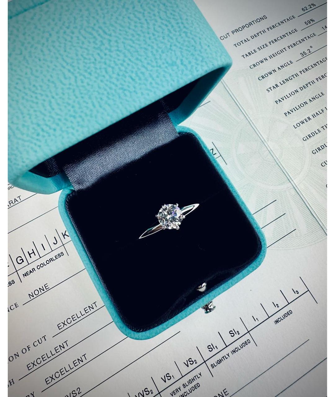 TIFFANY&CO Серебряное платиновое кольцо, фото 6