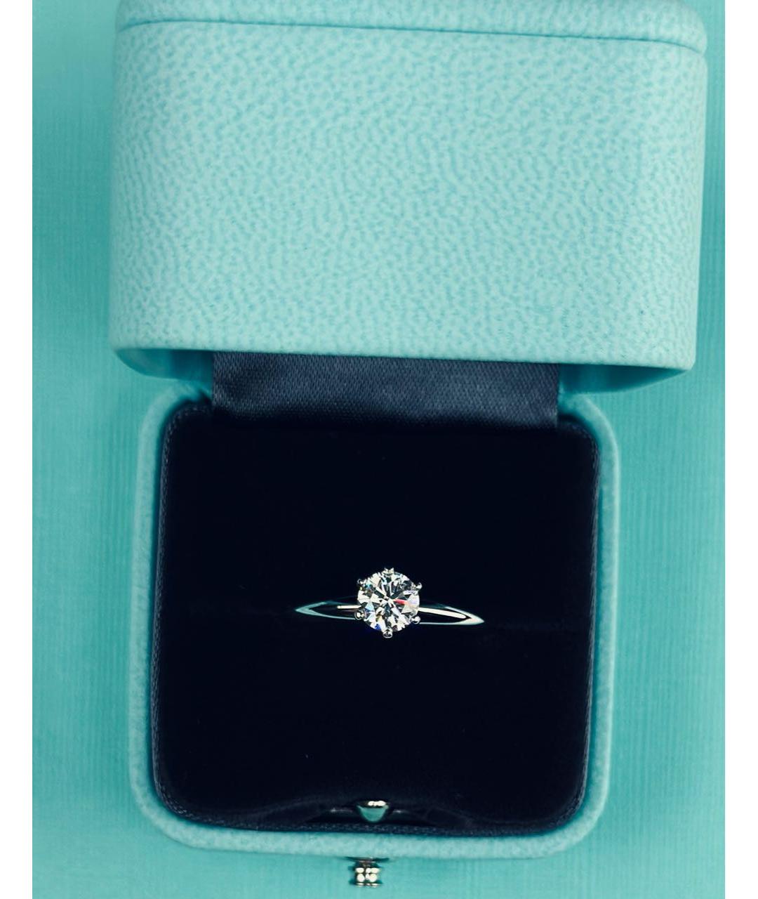TIFFANY&CO Серебряное платиновое кольцо, фото 5