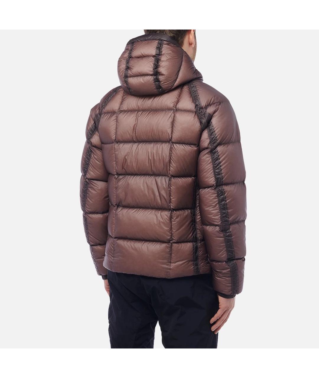 CP COMPANY Бордовый полиамидовый пуховик, фото 7