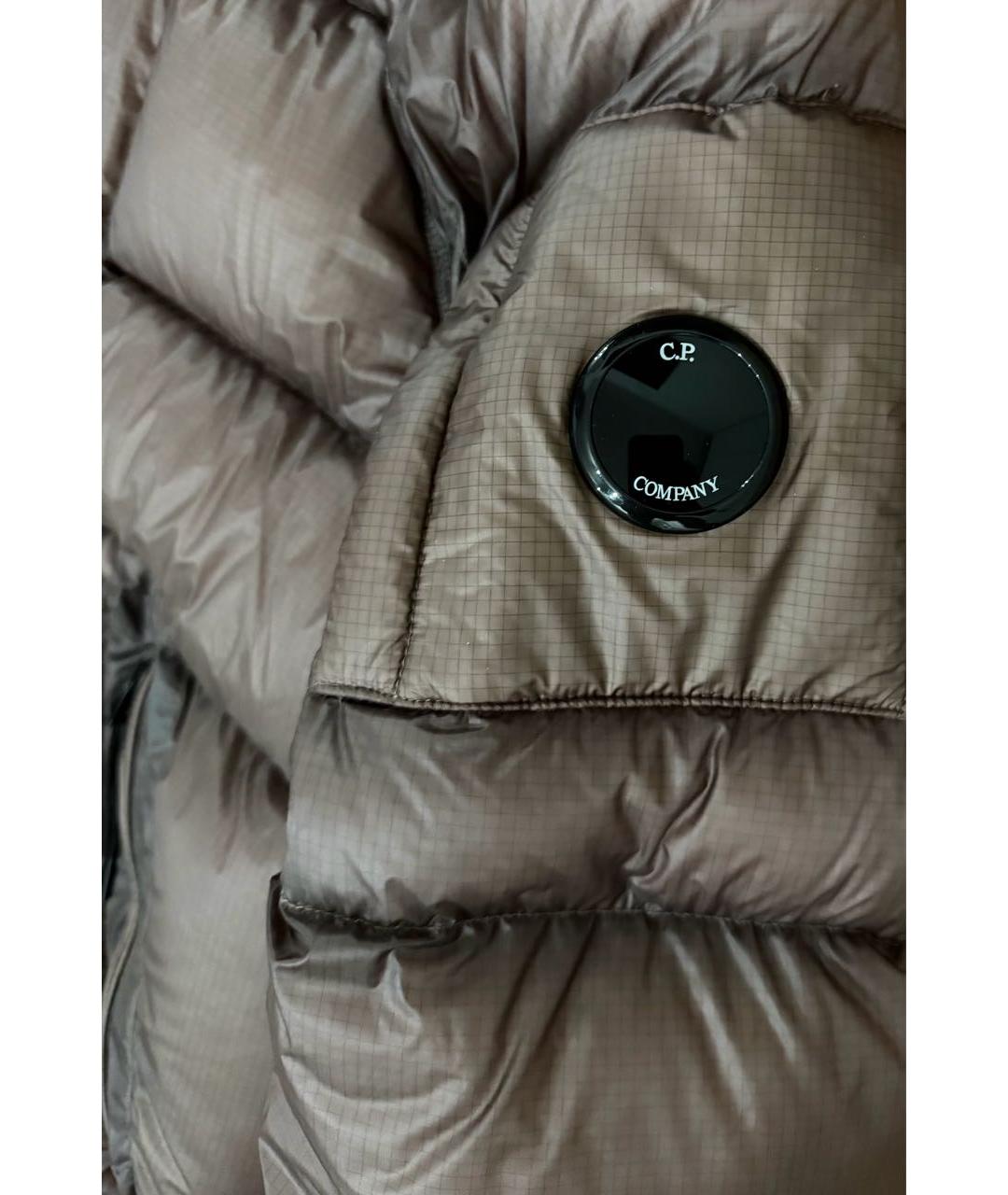 CP COMPANY Бордовый полиамидовый пуховик, фото 4