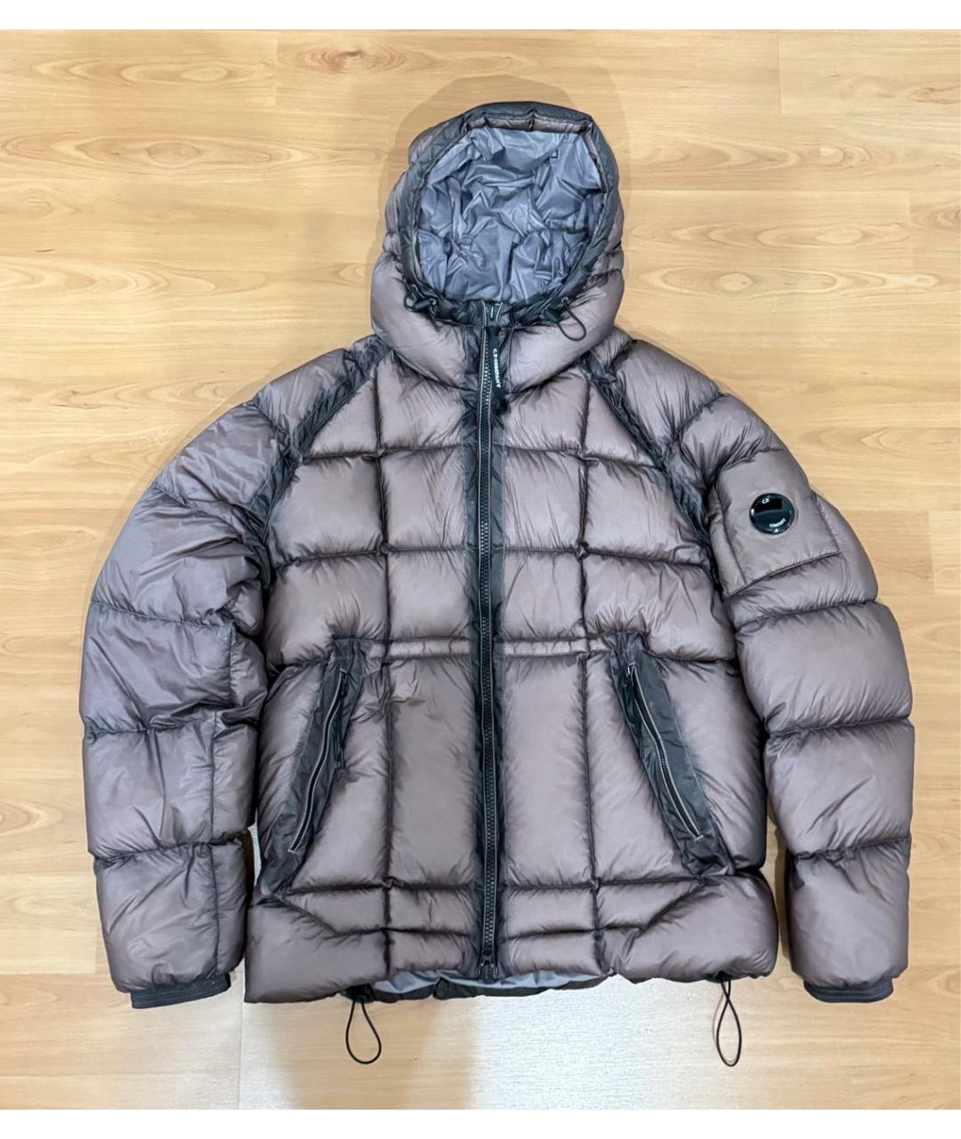 CP COMPANY Бордовый полиамидовый пуховик, фото 8