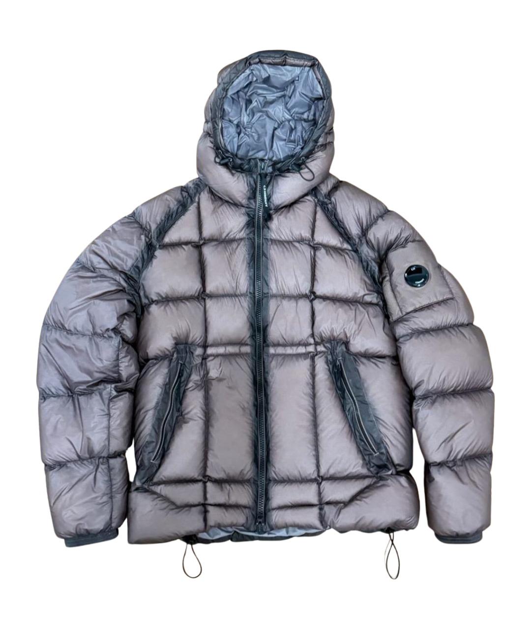 CP COMPANY Бордовый полиамидовый пуховик, фото 1