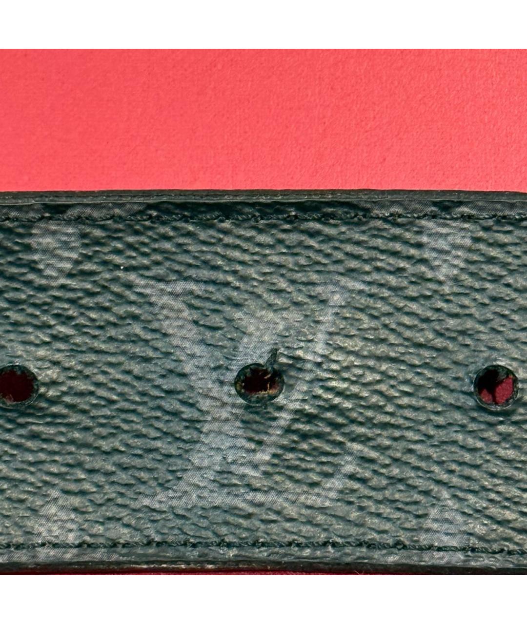 LOUIS VUITTON Антрацитовый ремень, фото 5
