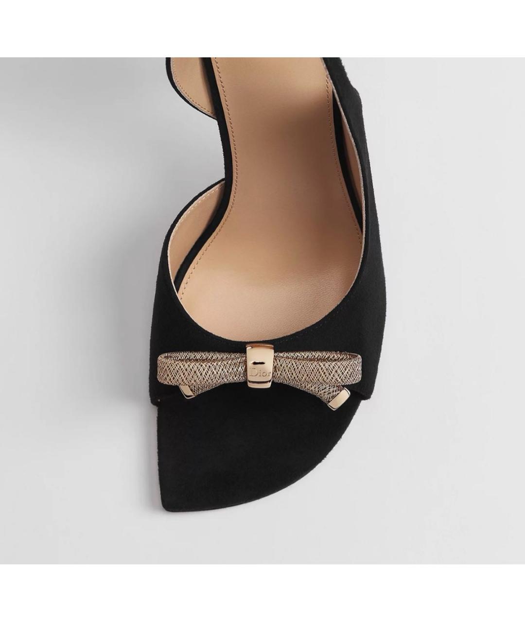 CHRISTIAN DIOR Черные босоножки, фото 3