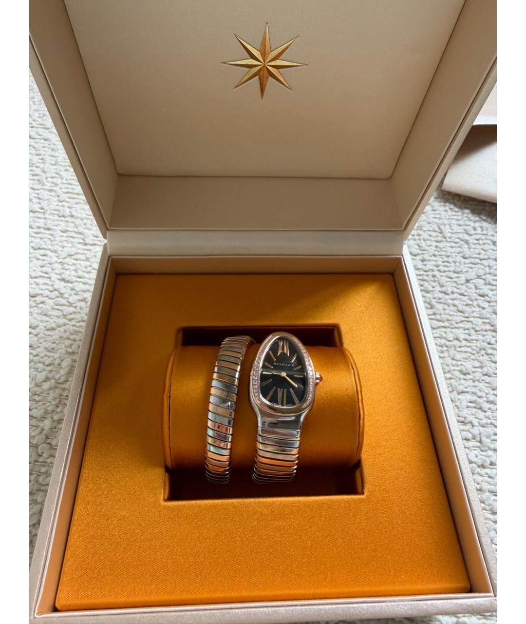 BVLGARI Золотые часы из желтого золота, фото 3
