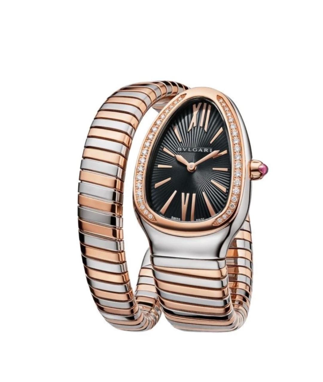 BVLGARI Золотые часы из желтого золота, фото 1