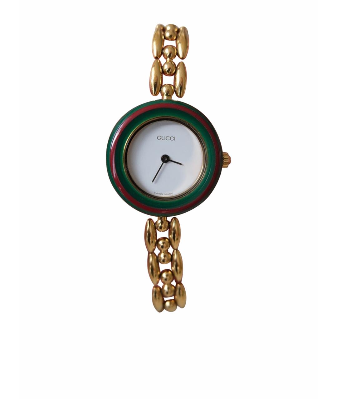 GUCCI Мульти позолоченные часы, фото 1