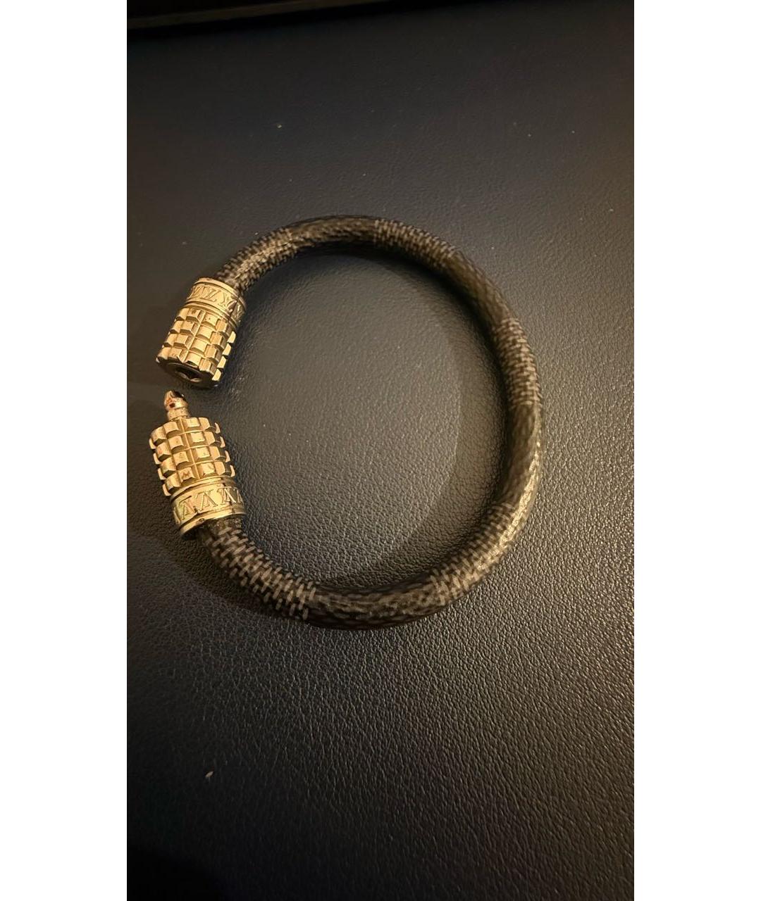 LOUIS VUITTON Черный браслет, фото 5