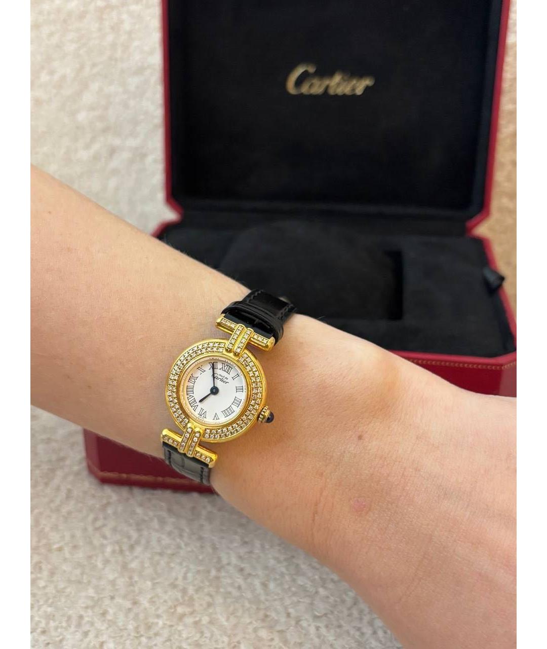 CARTIER Золотые часы, фото 6