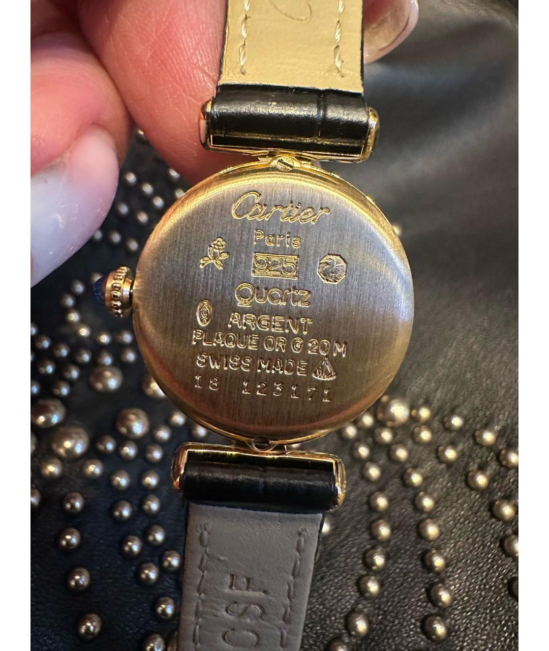 CARTIER Золотые часы, фото 2