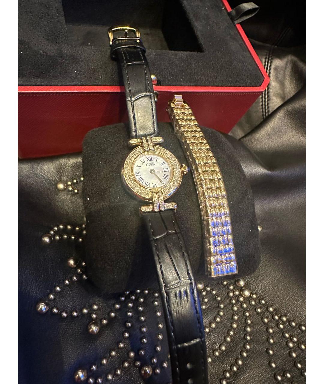 CARTIER Золотые часы, фото 5