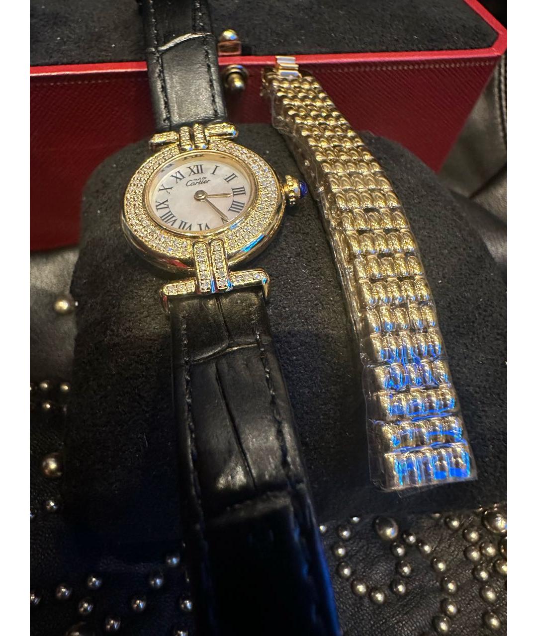 CARTIER Золотые часы, фото 4